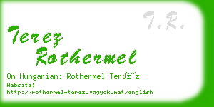 terez rothermel business card